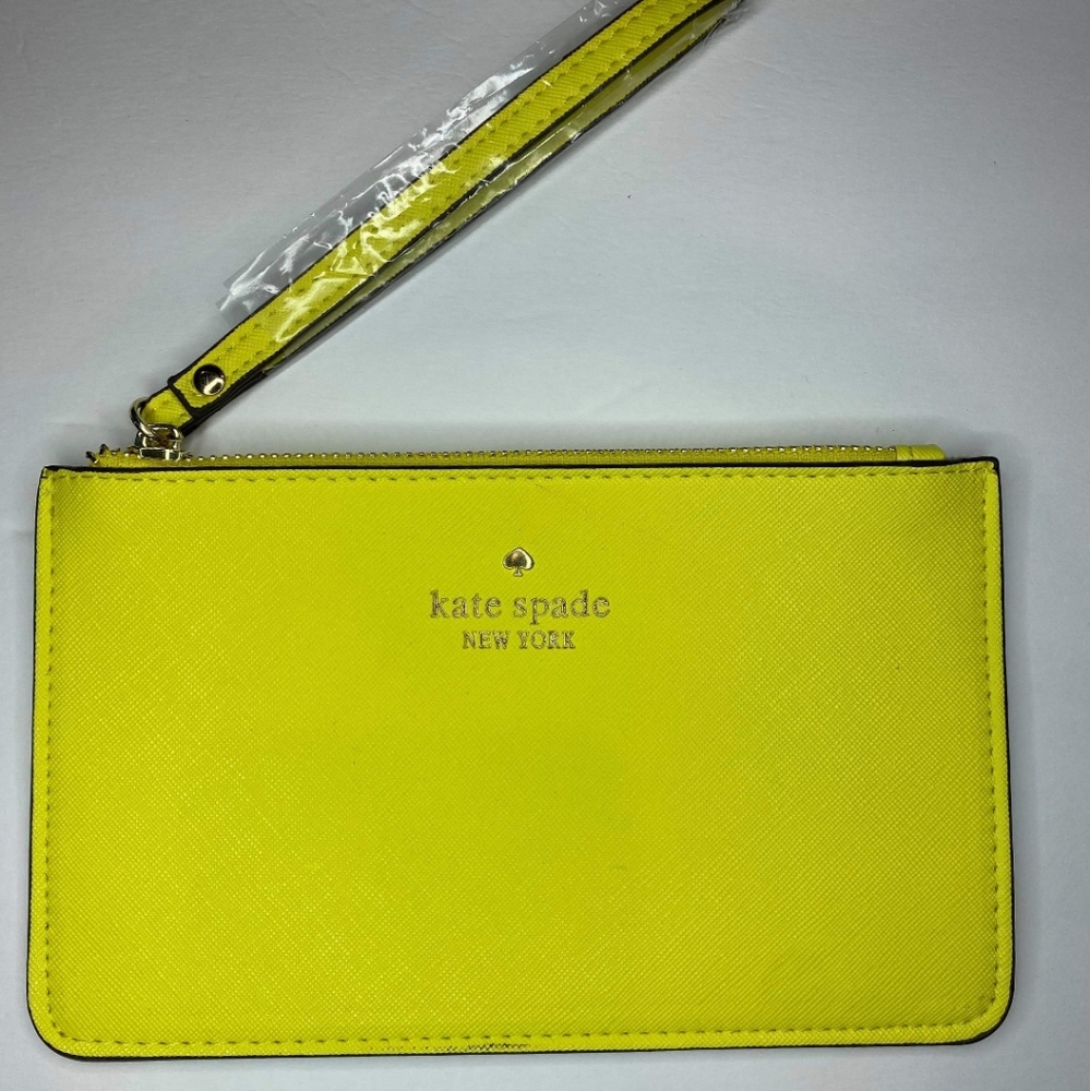 Yellow Kate Spade Wristlet ♠️